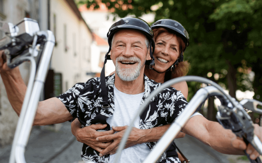 elderly couple motorcycle min
