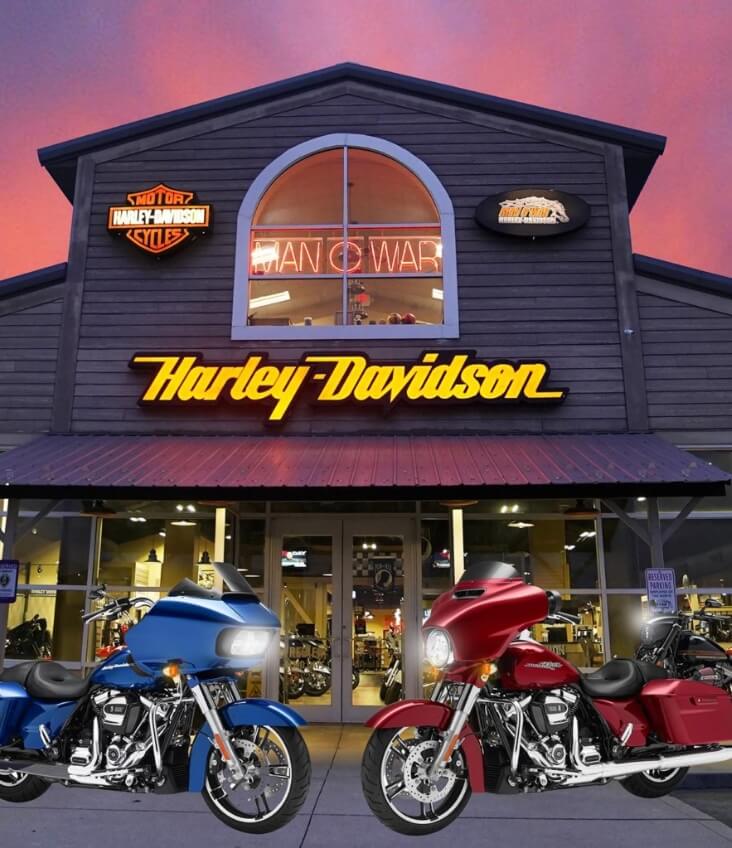 Man O War Harley Davidson